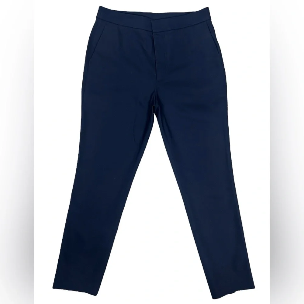 HELMUT LANG Slim Leg Twill Trouser Pants Black Raw Hem Black Sz. 10 DarkAcademia - Picture 2 of 16